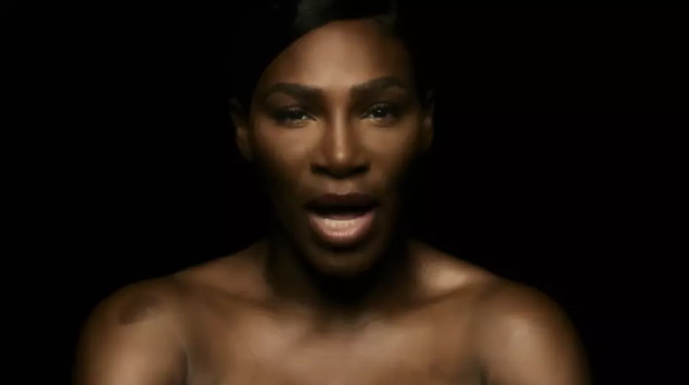 You are currently viewing Serena Williams touches herself for Breast Cancer Awareness